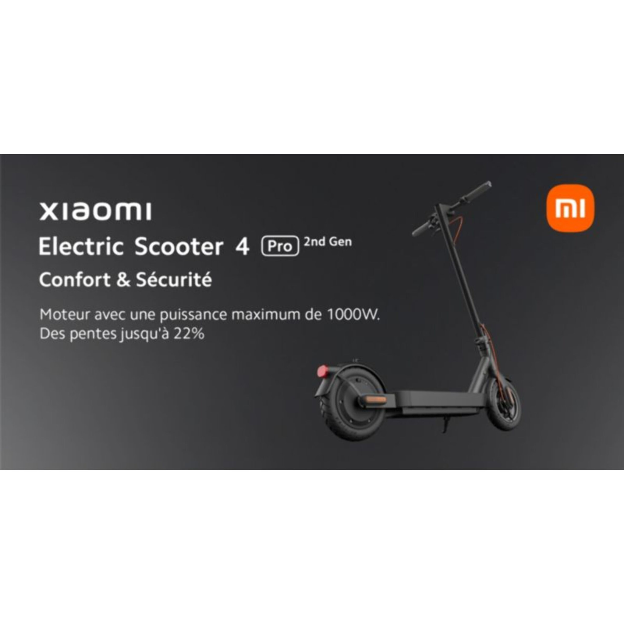 Trottinette électrique XIAOMI Scooter 4 Pro (2nd Gen)