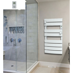 sèche-serviette LCD blanc 600w