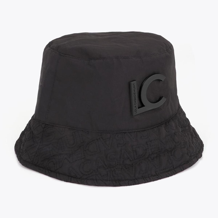 Cappello a secchiello con logo