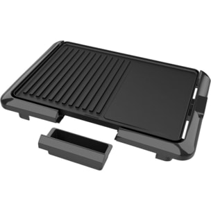 Plancha électrique LISTO LPL 4 noir à poser, 35x25 cm