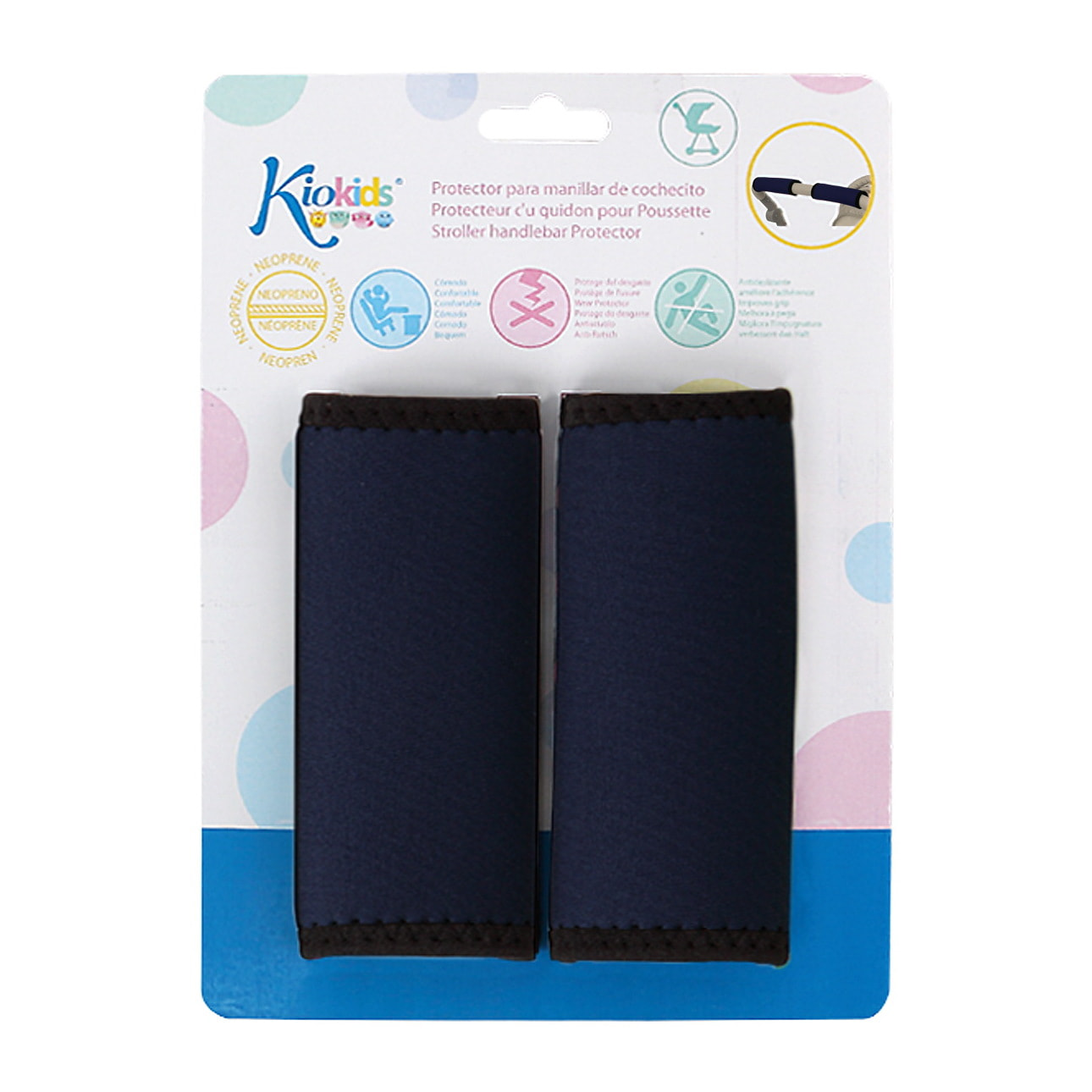 FUNDAS MANILLAR COCHECITO AZUL MARINO