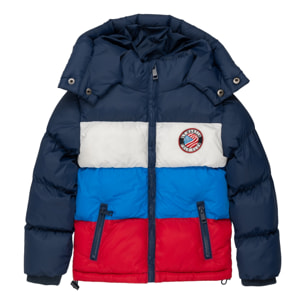 Giubbino nylon con cappuccio Polo Club St Martin Blu