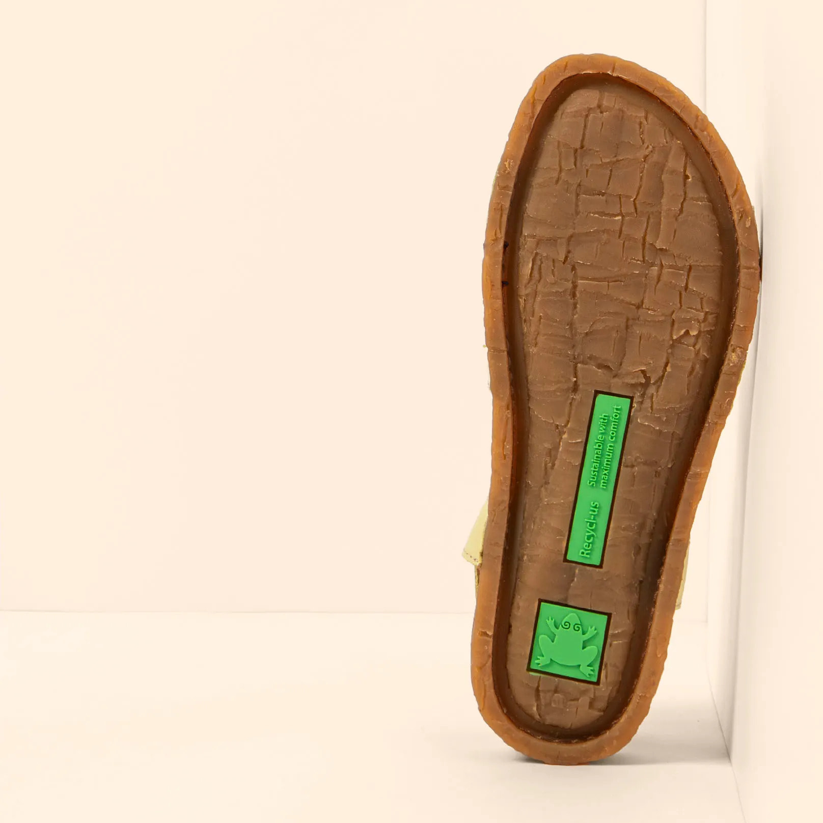 Sandalias N5819 SOFT NAPPA-SILK LIME /PANGLAO color Lime