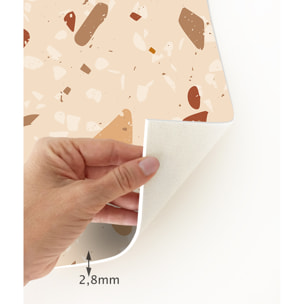 Alfombra de vinilo CERAMIKO, Terrazzo Helena 200x266 cm