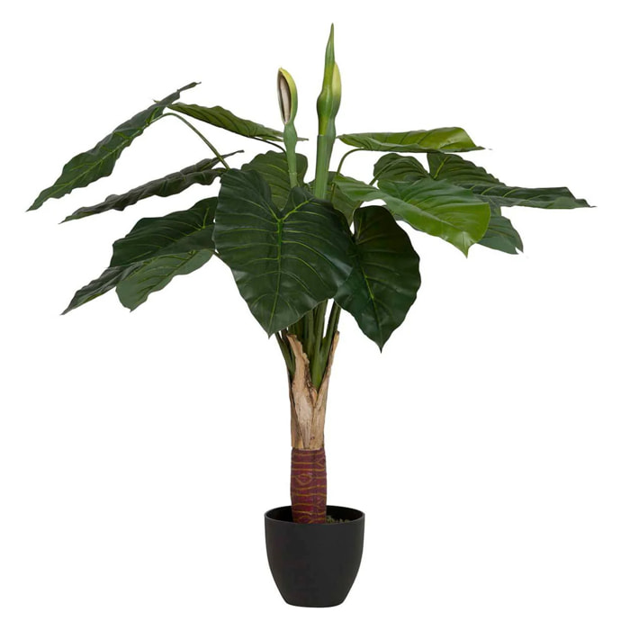 Planta Artificial Taro Con Maceta 95x95x120 Cm
