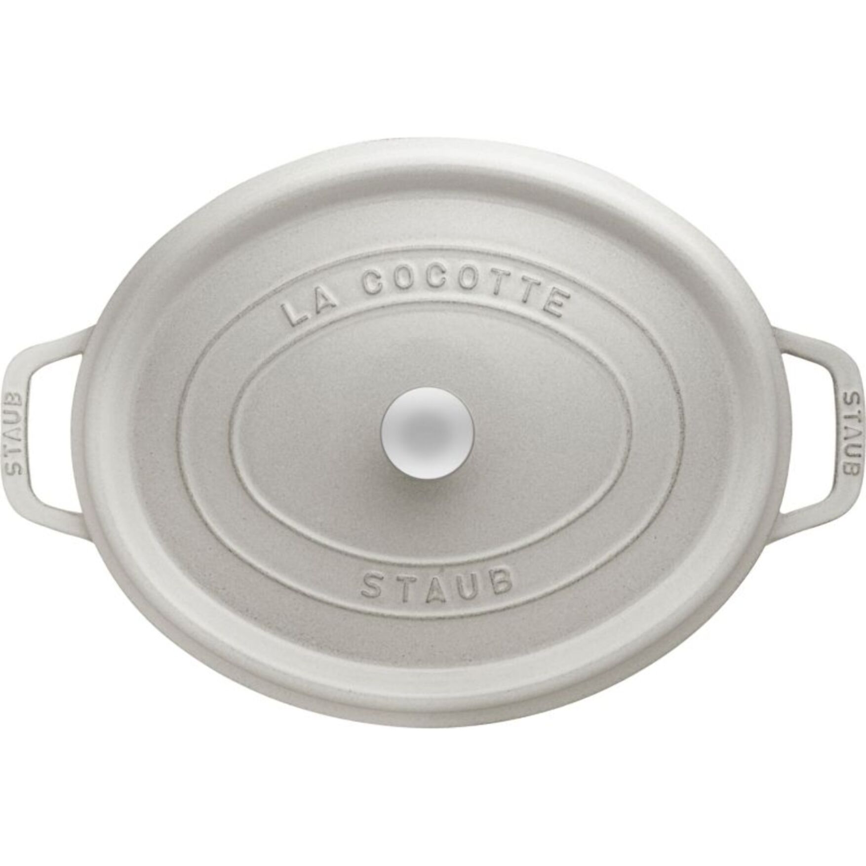 Cocotte STAUB 33 cm Truffe blanche fonte