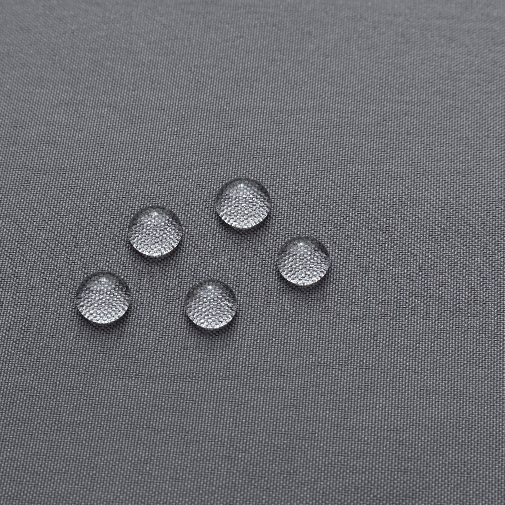 Nappe carrée et enduite antitache - Gris clair
