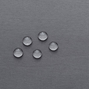 Nappe carrée et enduite antitache - Gris clair