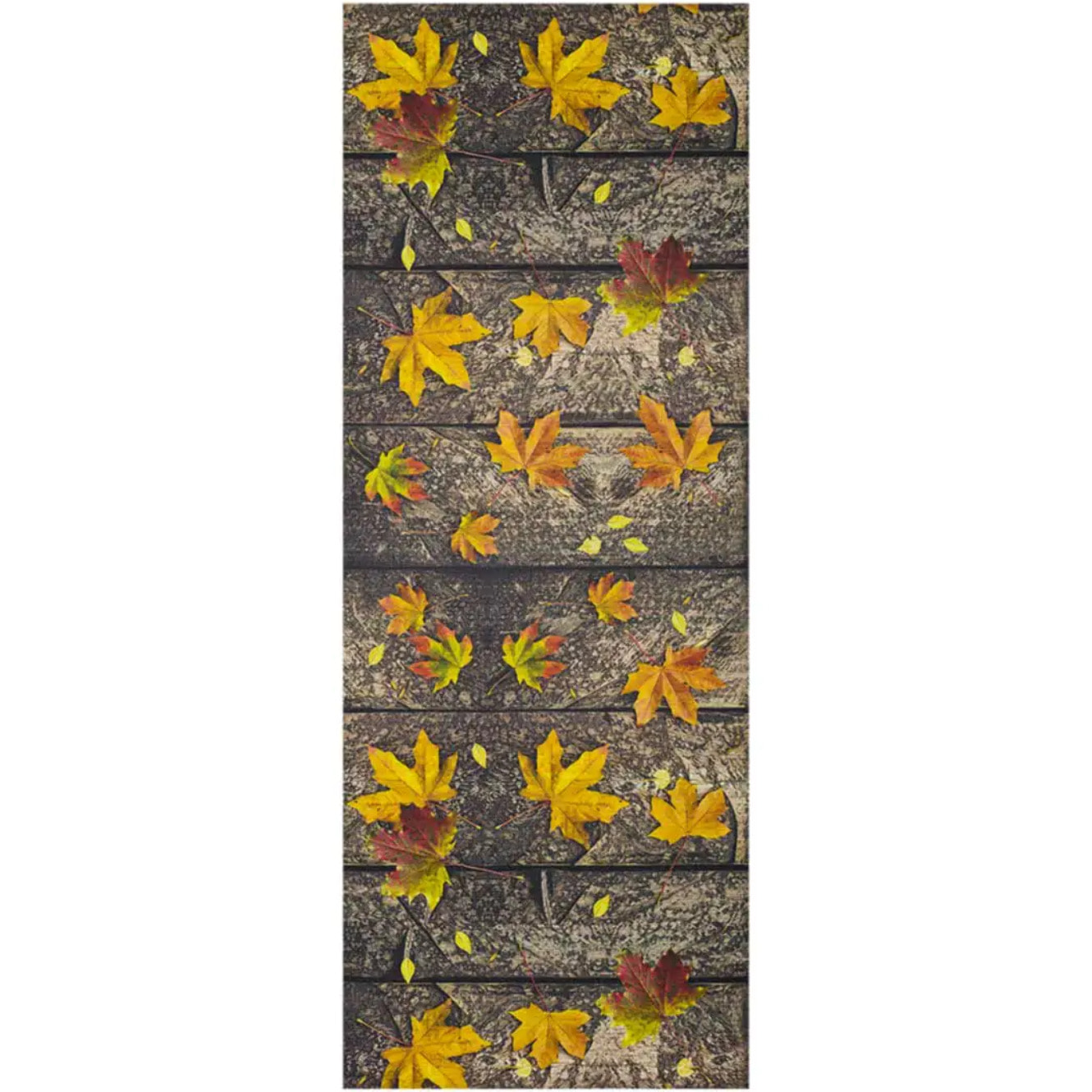 SPRINTY Alfombra vinílica de cocina diseños otoñales en amarillo, varias medidas disponibles.