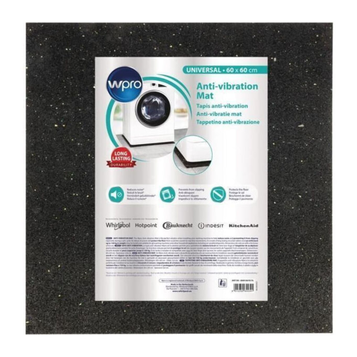 Tapis anti-vibration WPRO Universal 60cmx60cm