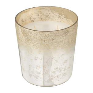 J-Line bougie parfumée M-Chic - verre - argent - medium – 80H