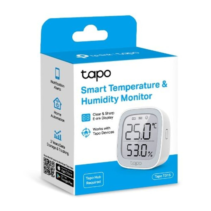 Capteur de température et d'humidité TP-LINK Tapo T315 Température/Humidité