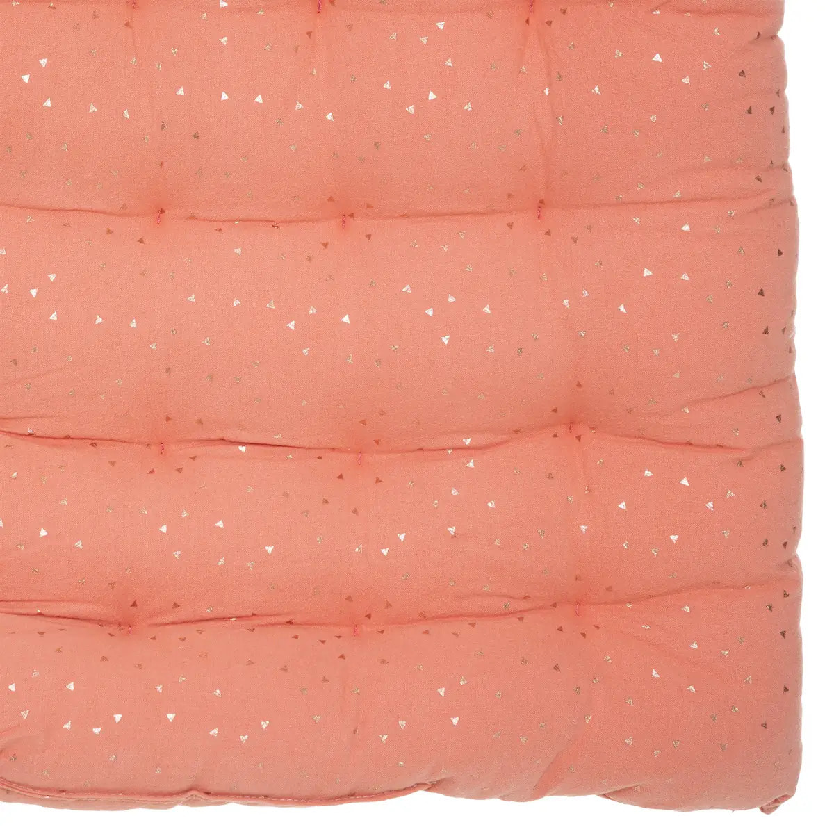Matelas de sol enfant "Berlingot" rose terracotta 60x120cm