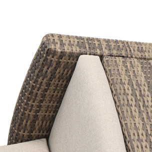 Canapé de jardin Selenim 2 places beige