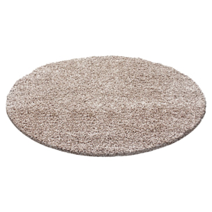 OTTAWA - Tapis rond shaggy uni Beige