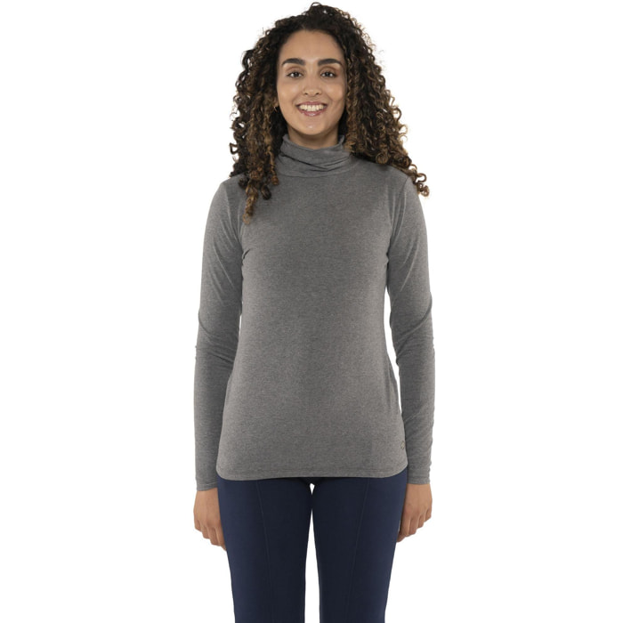 T-shirt a manica lunga dolcevita da donna 'Never Without'