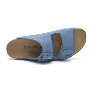 SANDALIA BABUNKERS AZUL