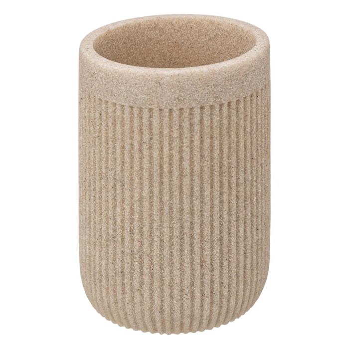 Pot à brosse à dents "Onyx" lin
