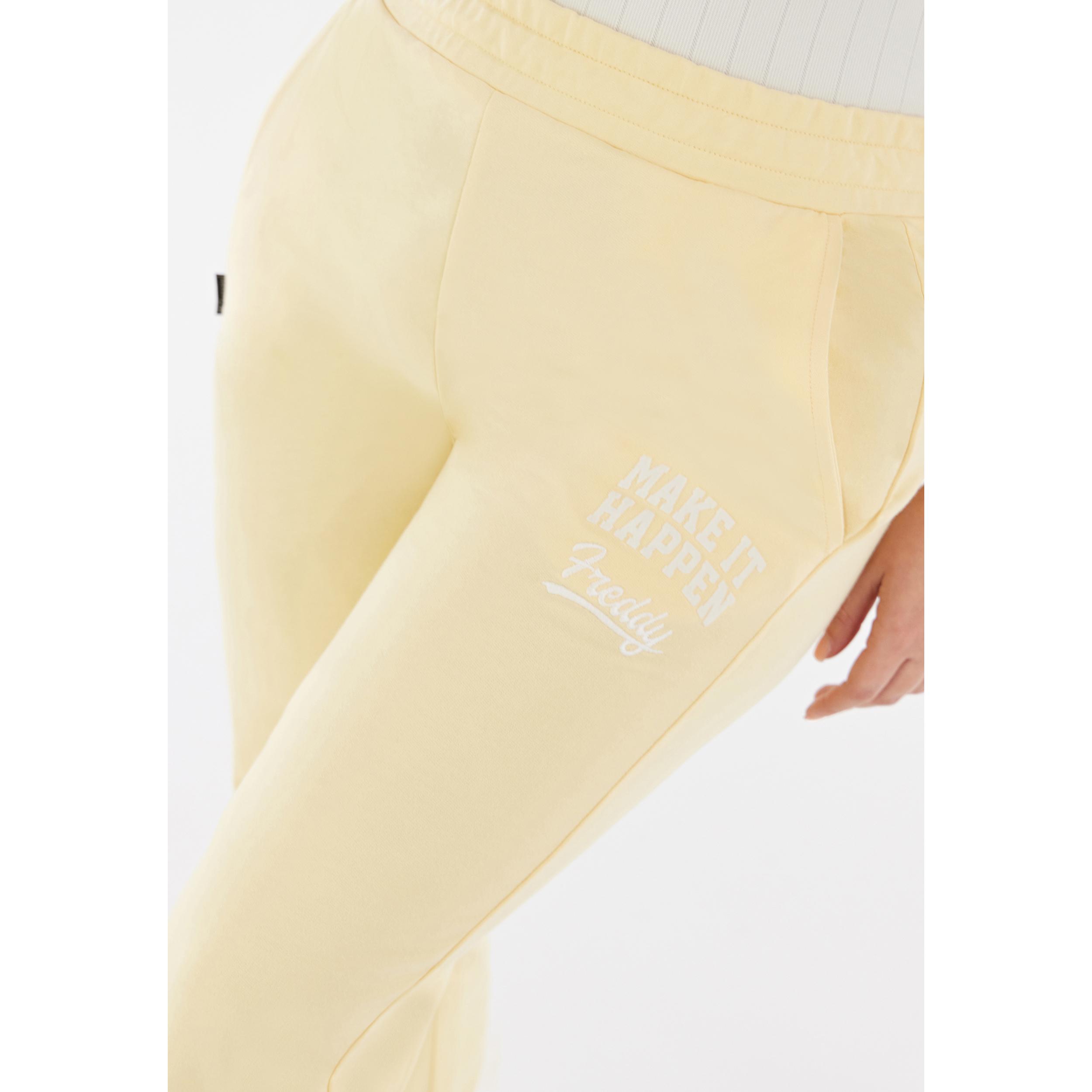 Pantaloni sportivi comfort fit con stampa college e ricamo