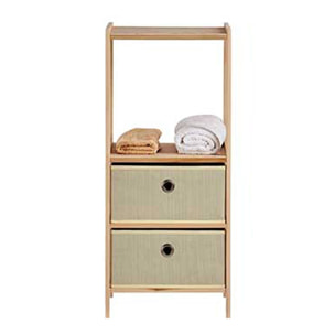 Estanteria 2 baldas 2 cajones natural colección kipit