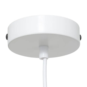 Suspension "Tobie" coton blanc D25cm