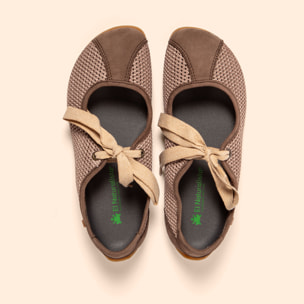 Zapatos N5936C MULTI MATERIAL BROWN/ ONDINA color Brown