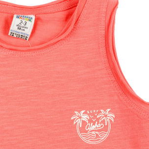 Camiseta de niño coral