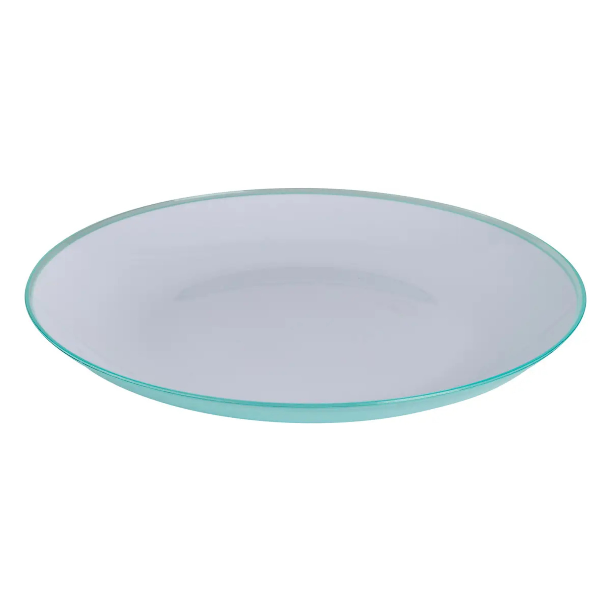 Assiette "Square" vert menthe 25cm