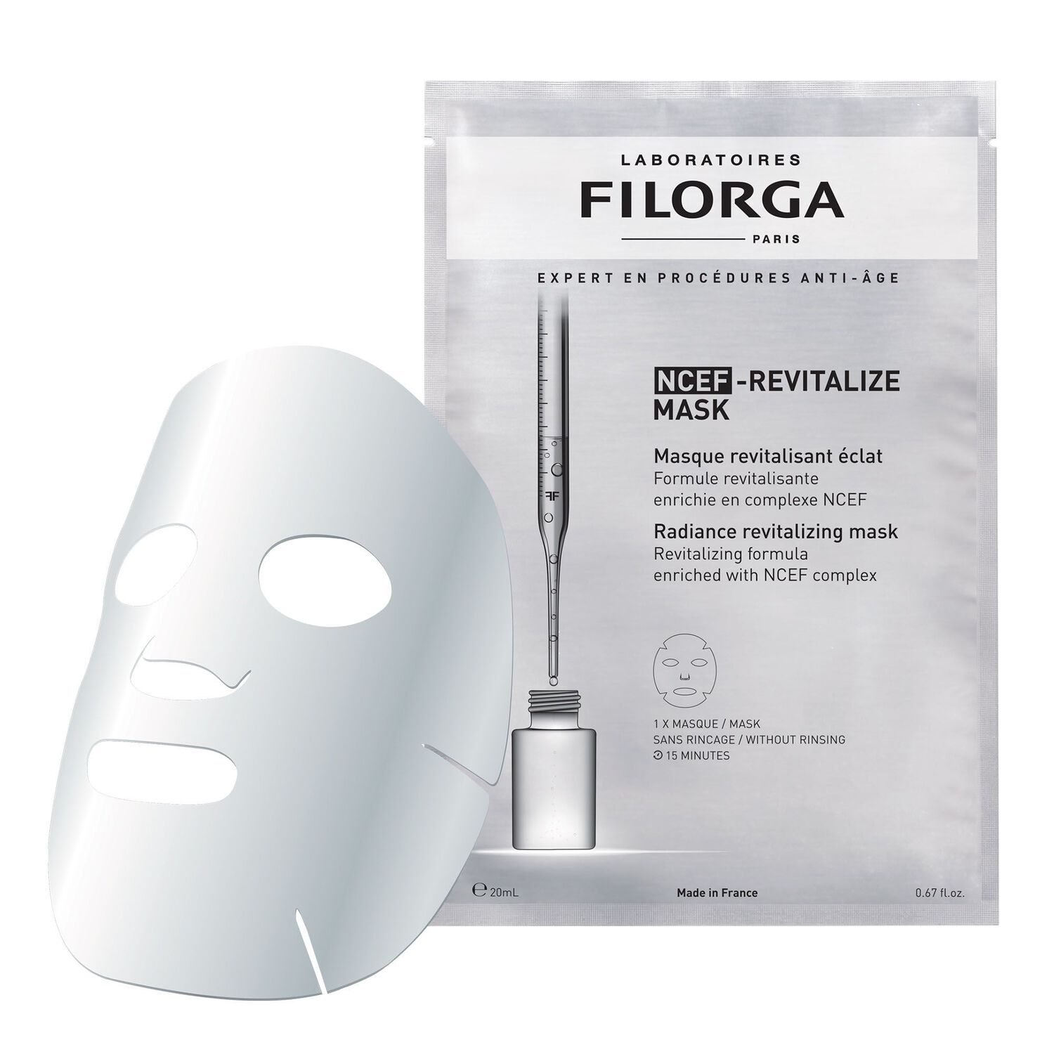 Filorga Ncef-Revitalize Mask - Masque revitalisant éclat enrichie en complexe NCEF 20ml