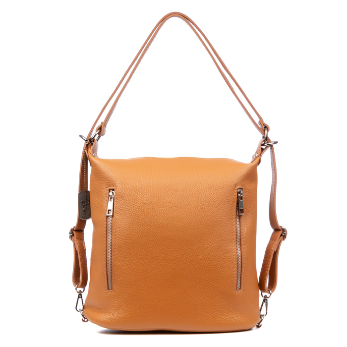 Bagnoli zaino e borsa a spalla donna. Pelle autentica Dollaro.