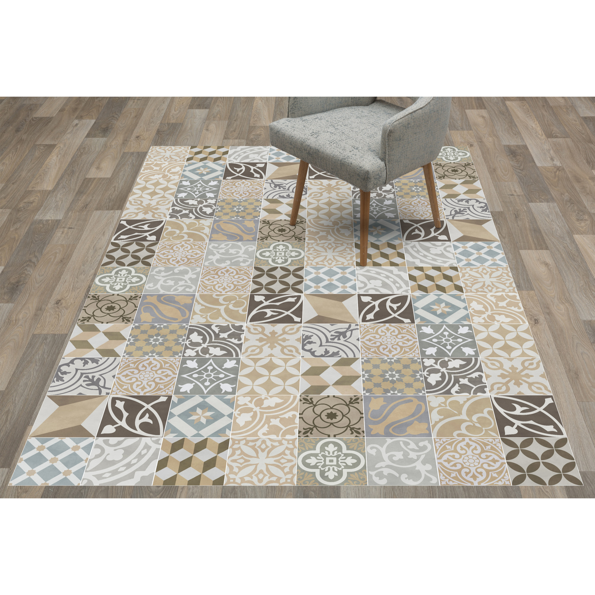 Alfombras vinílicas de Ceramiko - Antique Sepia