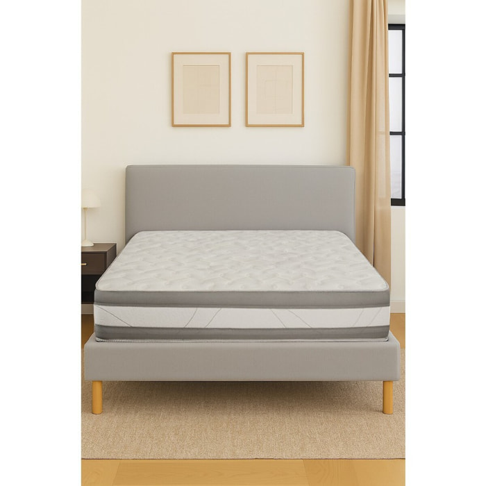 Matelas 2 personnes mousse hr+visco - emna