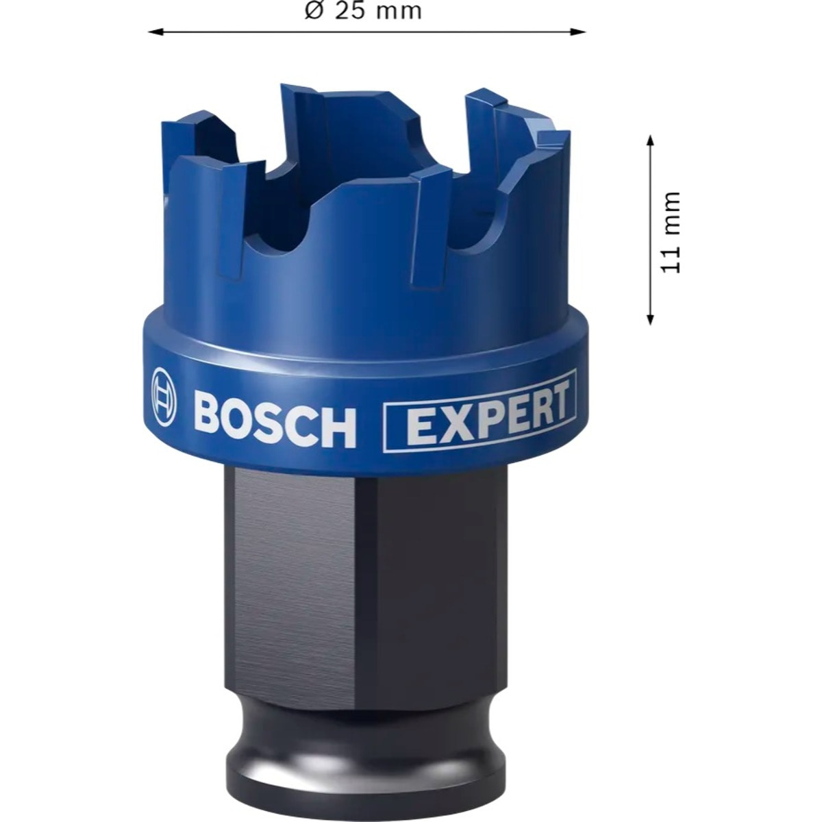 Scie trépan expert carbure précis métal D.25mm - BOSCH - 2608901955