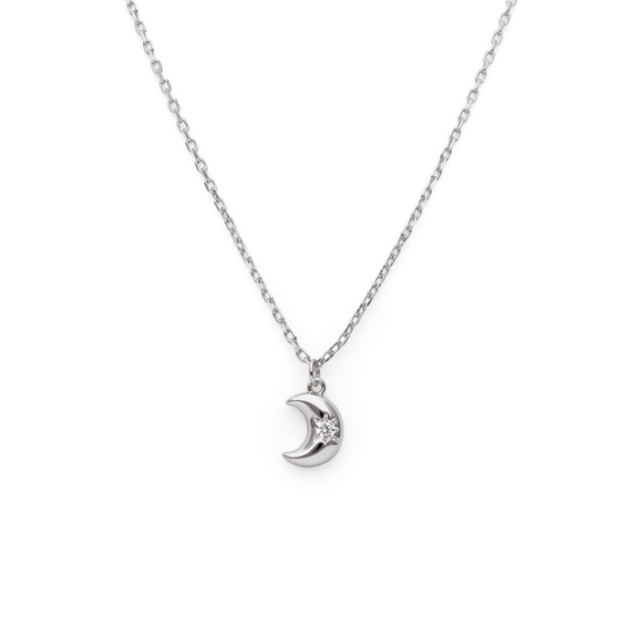 Collana Little Moon Spark Argento