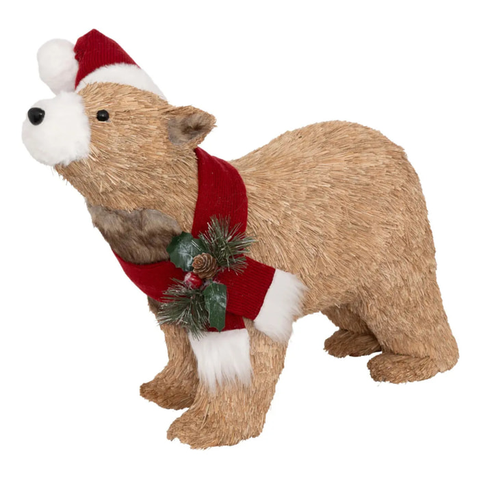 PLF OURS BOIS BONNET L54CM