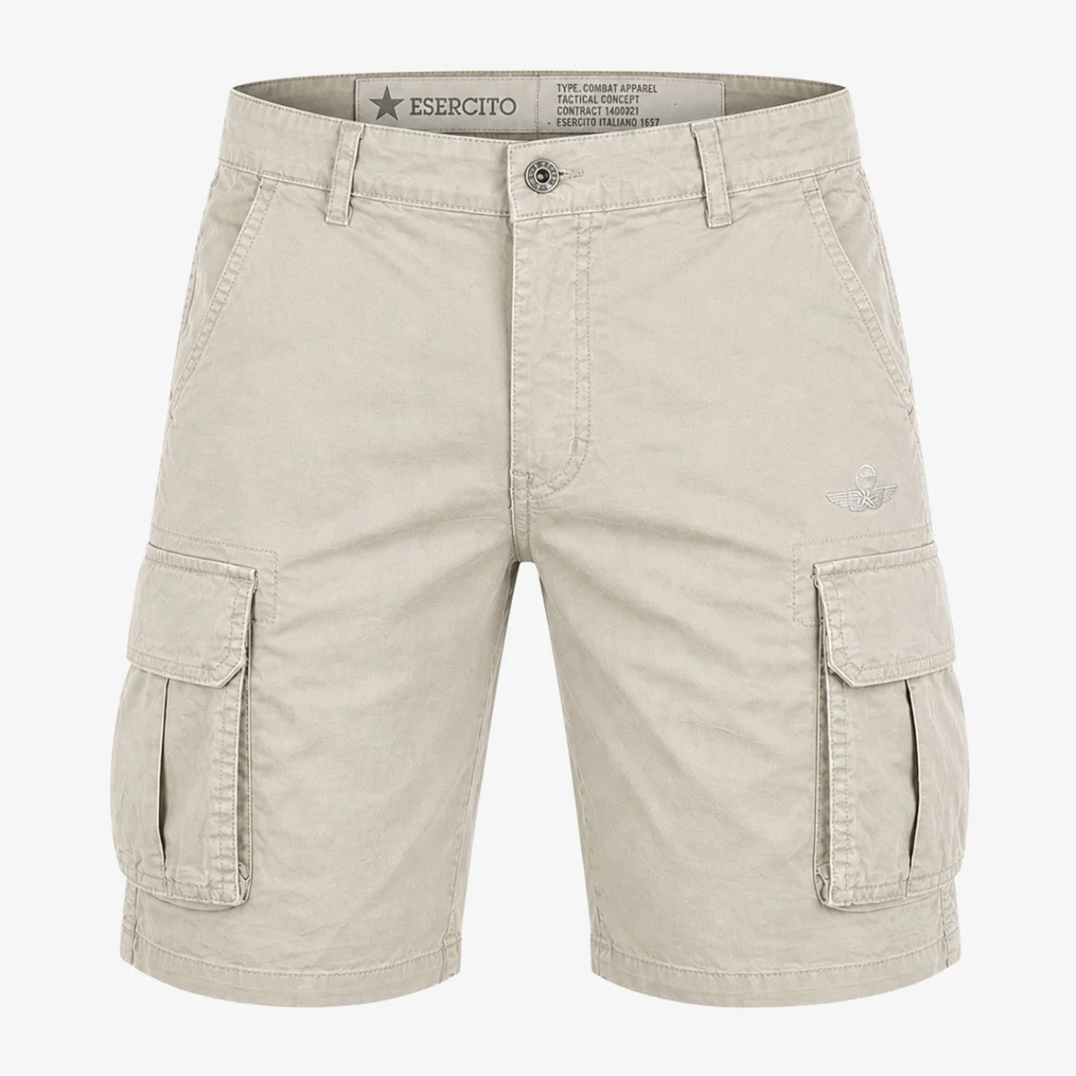 Bermuda Folgore cargo kaki uomo