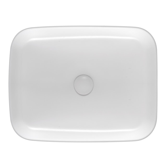 Vasque à poser Infinitio 50 x 39 x 13 cm, sans trop-plein, blanc mat (SATINF5039M)