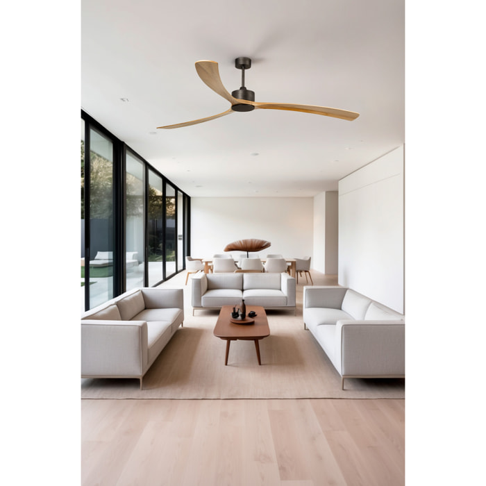 KAUAI XXL Ventilatore a soffitto marrone
