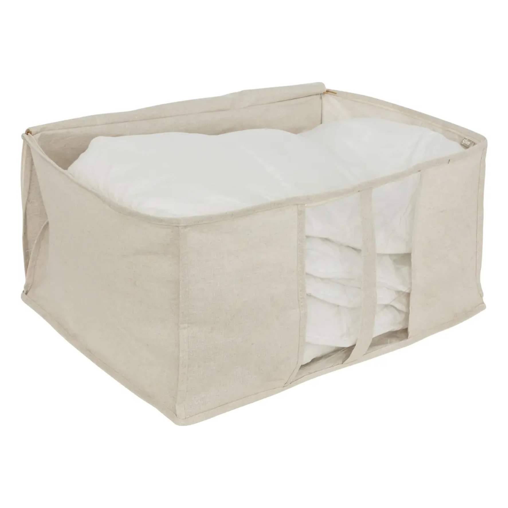 Housse de rangement "Groomy" souple beige 60x30cm