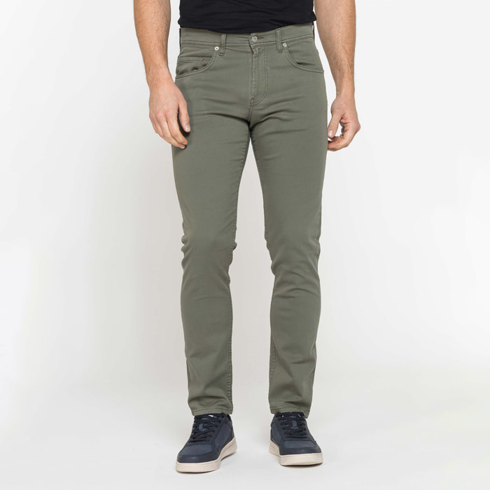 PANTALONE 5 TASCHE MOD. 717 IN GABARDINA ELASTICIZZATA