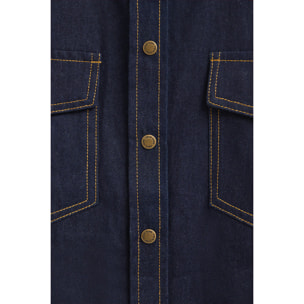 Camicia jeans blu relaxed fit