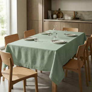 Tovaglia in cotone ajour elegante e versatile, tessuto morbido e resistente, ideale per tavola quotidiana e occasioni formali, design raffinato e discreto, facile da lavare e stirare, certificata sicura per uso domestico