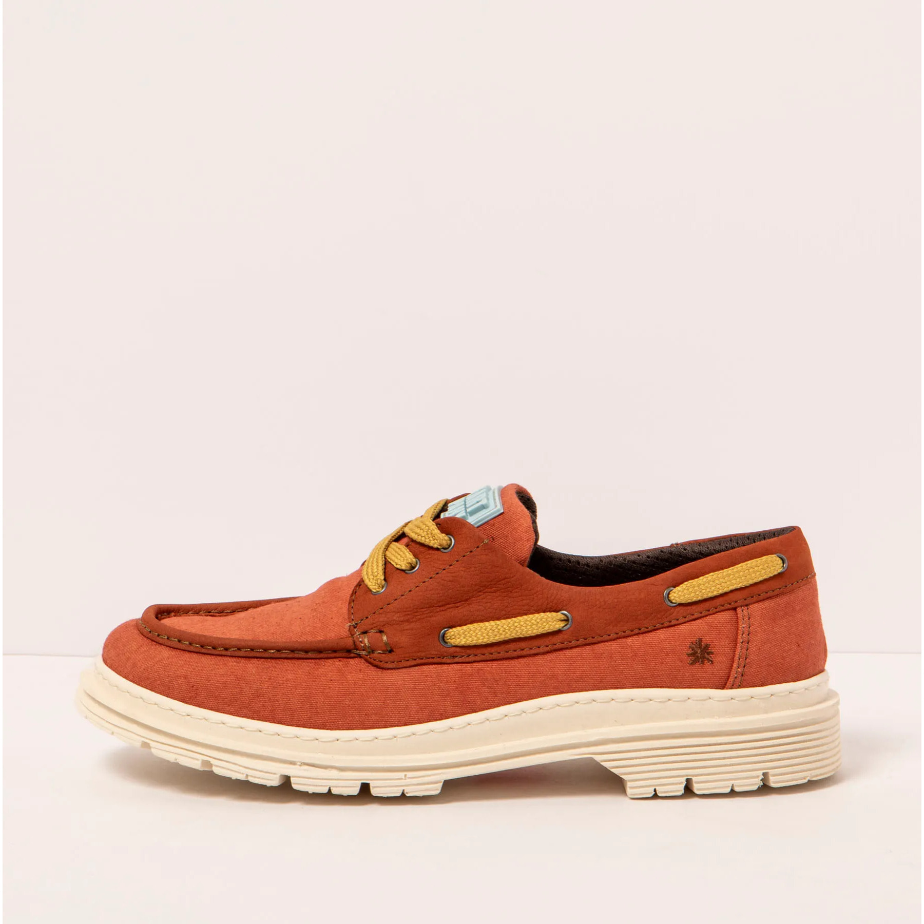 Zapatos 1901 NOBUCK-CANVAS DARK ORANGE/ BIRMINGHAM color Dark orange
