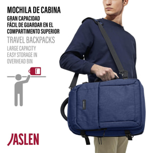 Mochila Viaje Cabina Jaslen Leeds Azul