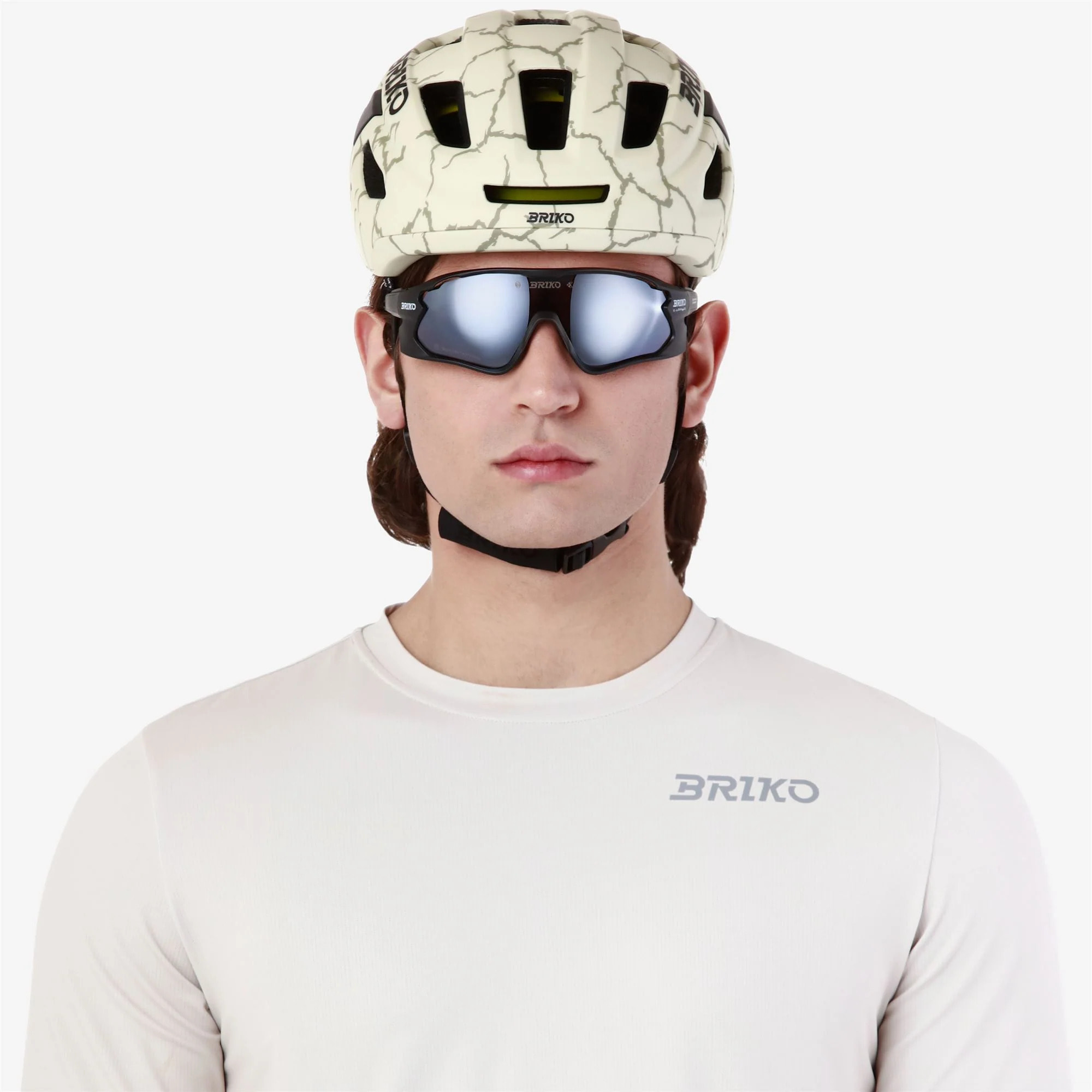 Caschi Briko Uomo Donna Verde Aero Plus Mips