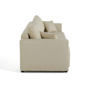 Regala - canapé 3 places - convertible avec coffre - en tissu - Beige