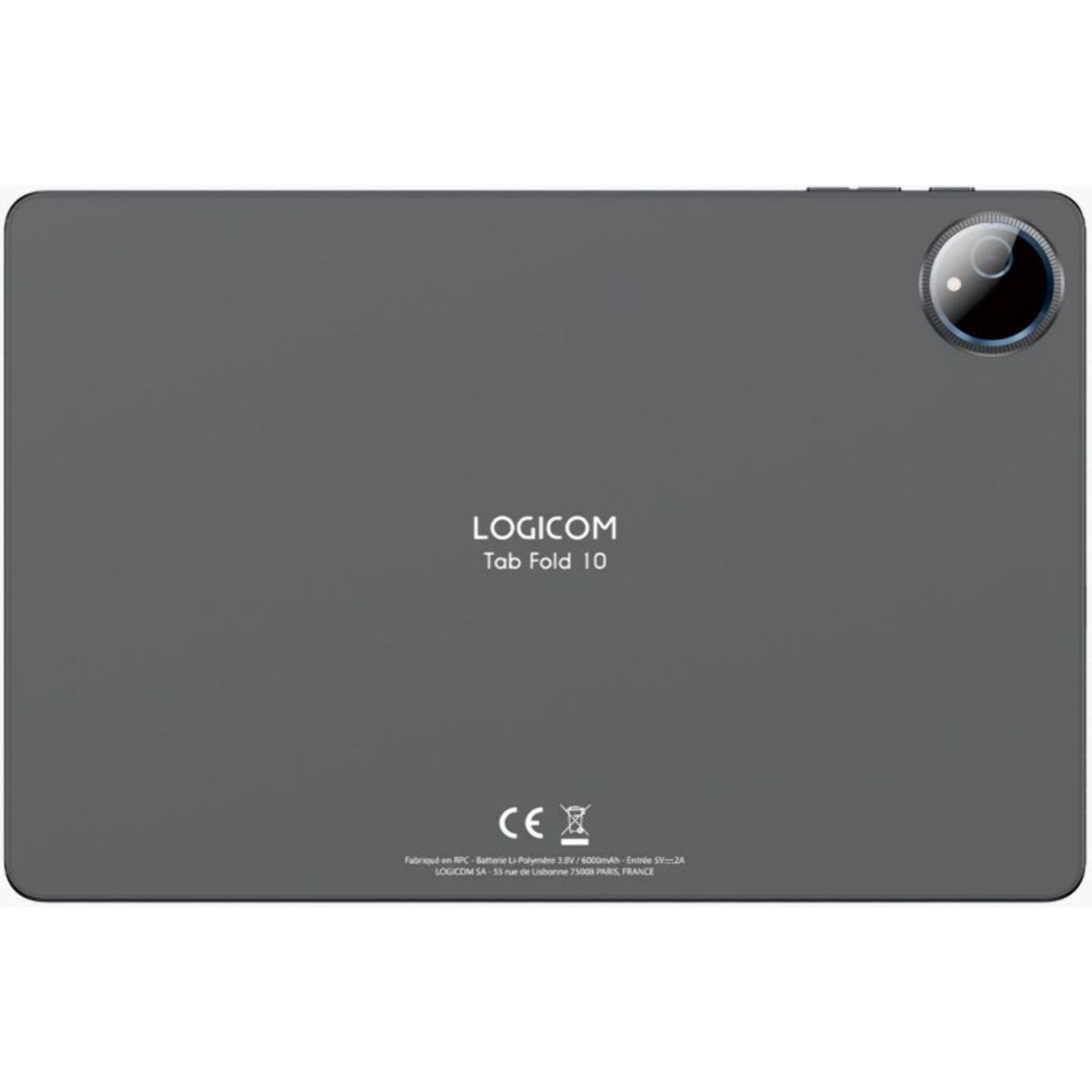 Tablette Android LOGICOM Tab Fold 10 Noir 128Go