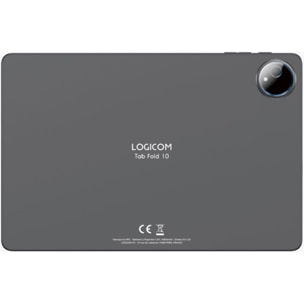 Tablette Android LOGICOM Tab Fold 10 Noir 128Go
