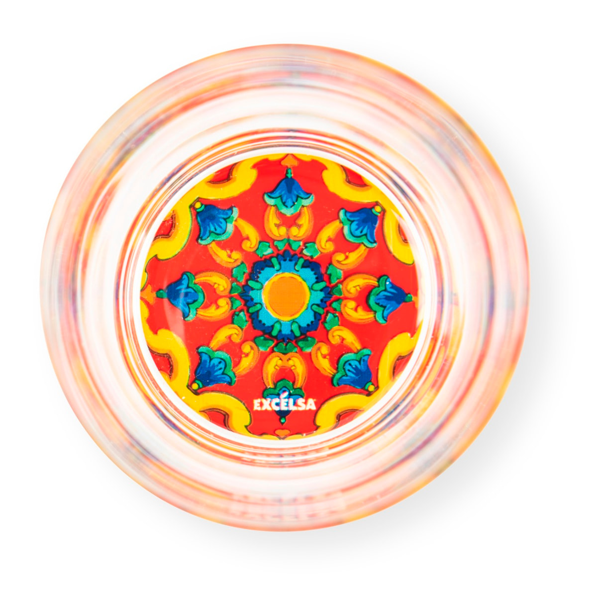 Set 6 Bicchieri Excelsa – Trinacria, Vetro Multicolore