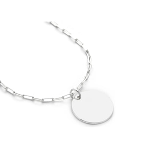 Collar Gumax acabado plata